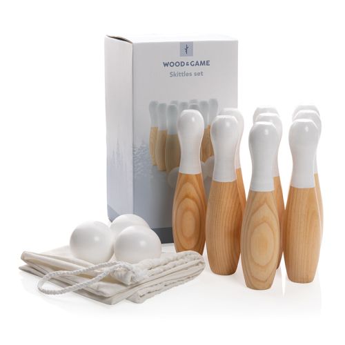 Wooden skittles set - Image 5